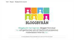 Desktop Screenshot of bloggbyran.se